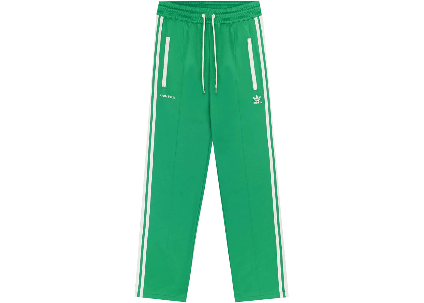 Sporty & Rich x adidas Track Pants Jolly Green/Cream