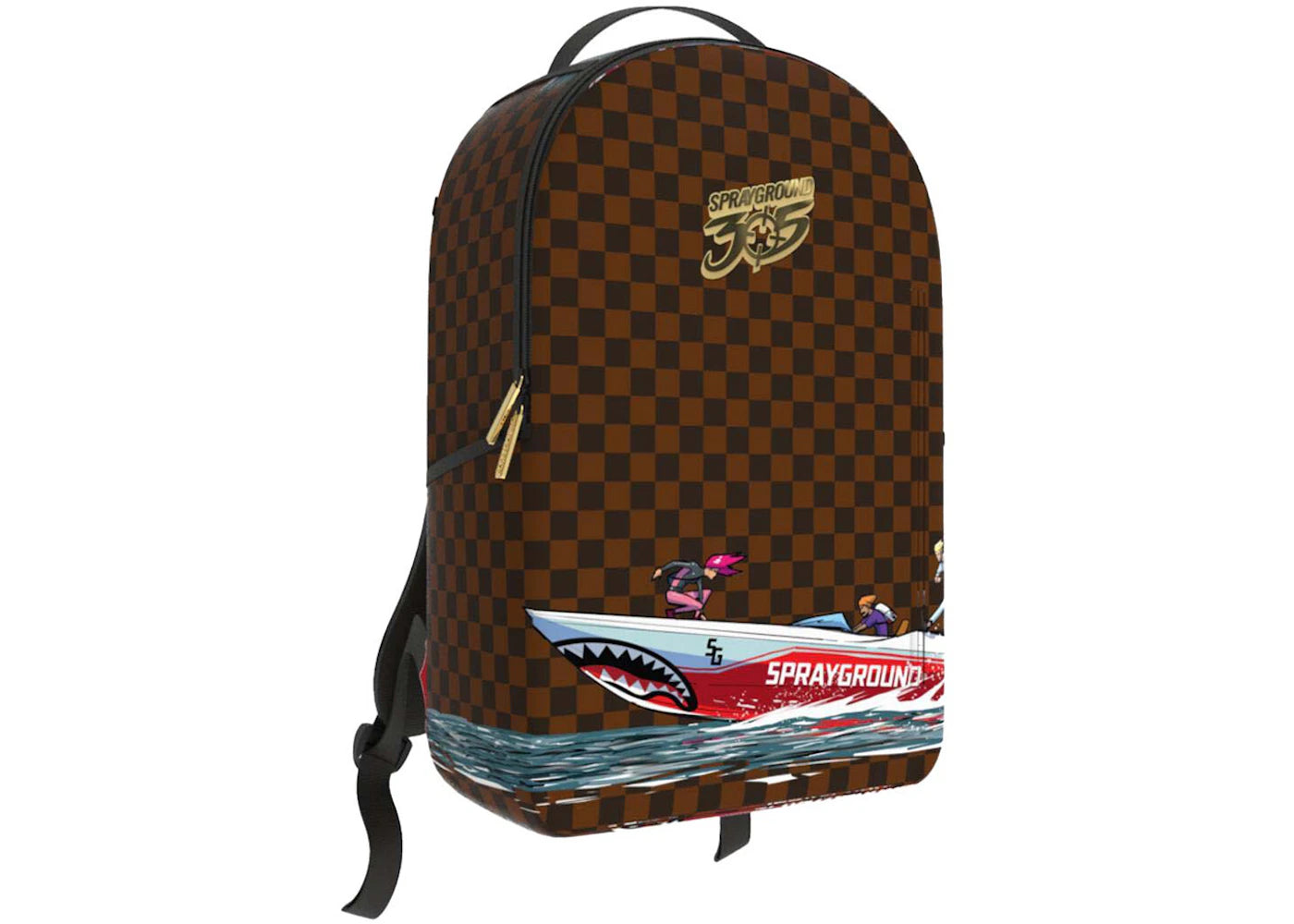 Sprayground 305 Ocean Heist DLXSV Backpack Brown/Multicolor