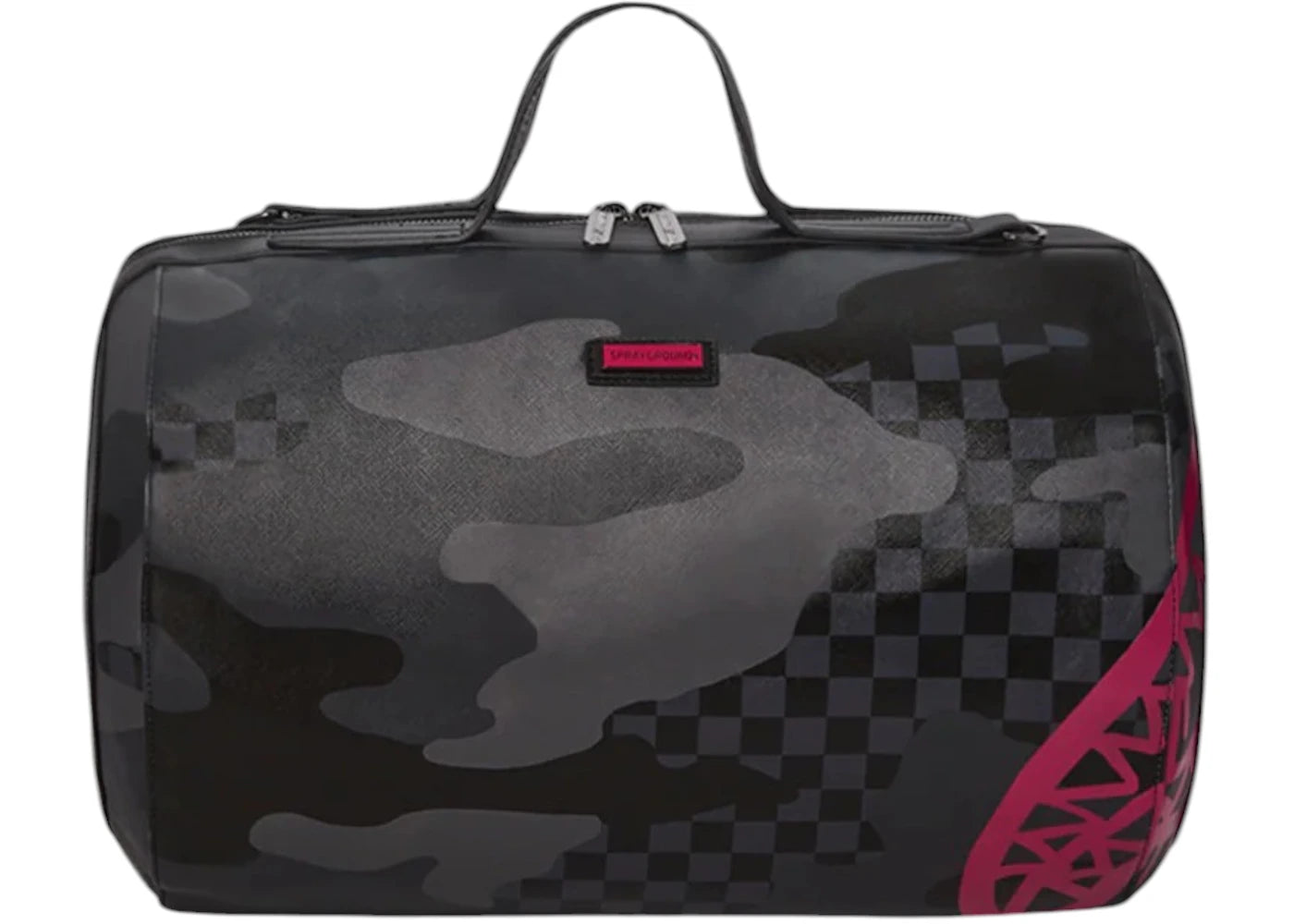 Sprayground 3Am Pink Drip Tube Duffle Multicolor