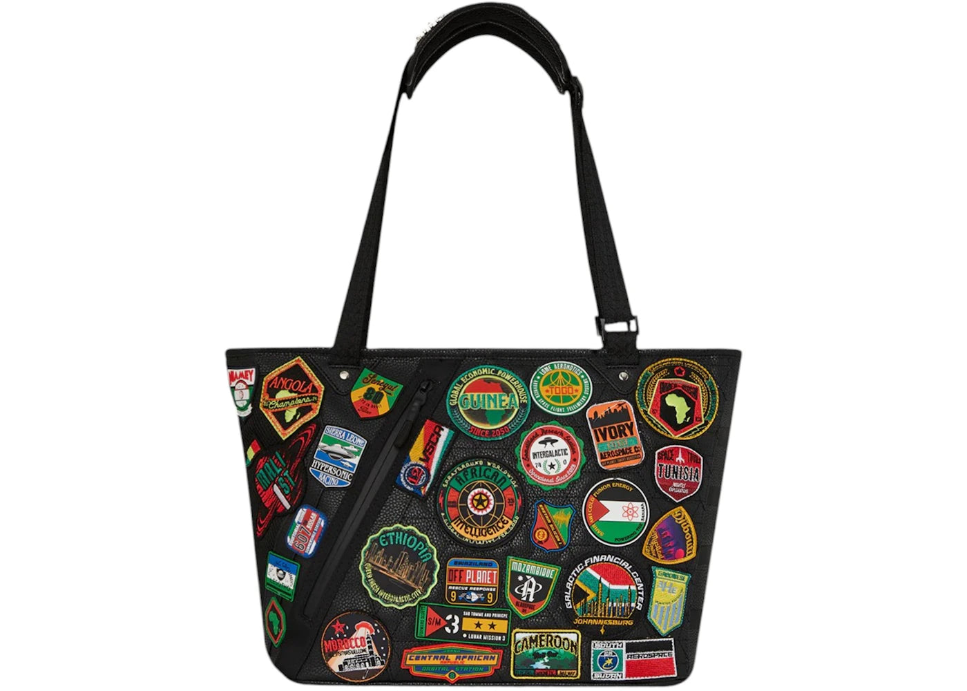 Sprayground A.I. The 54 (Patches Of Africa) Cargo Tote Multicolor