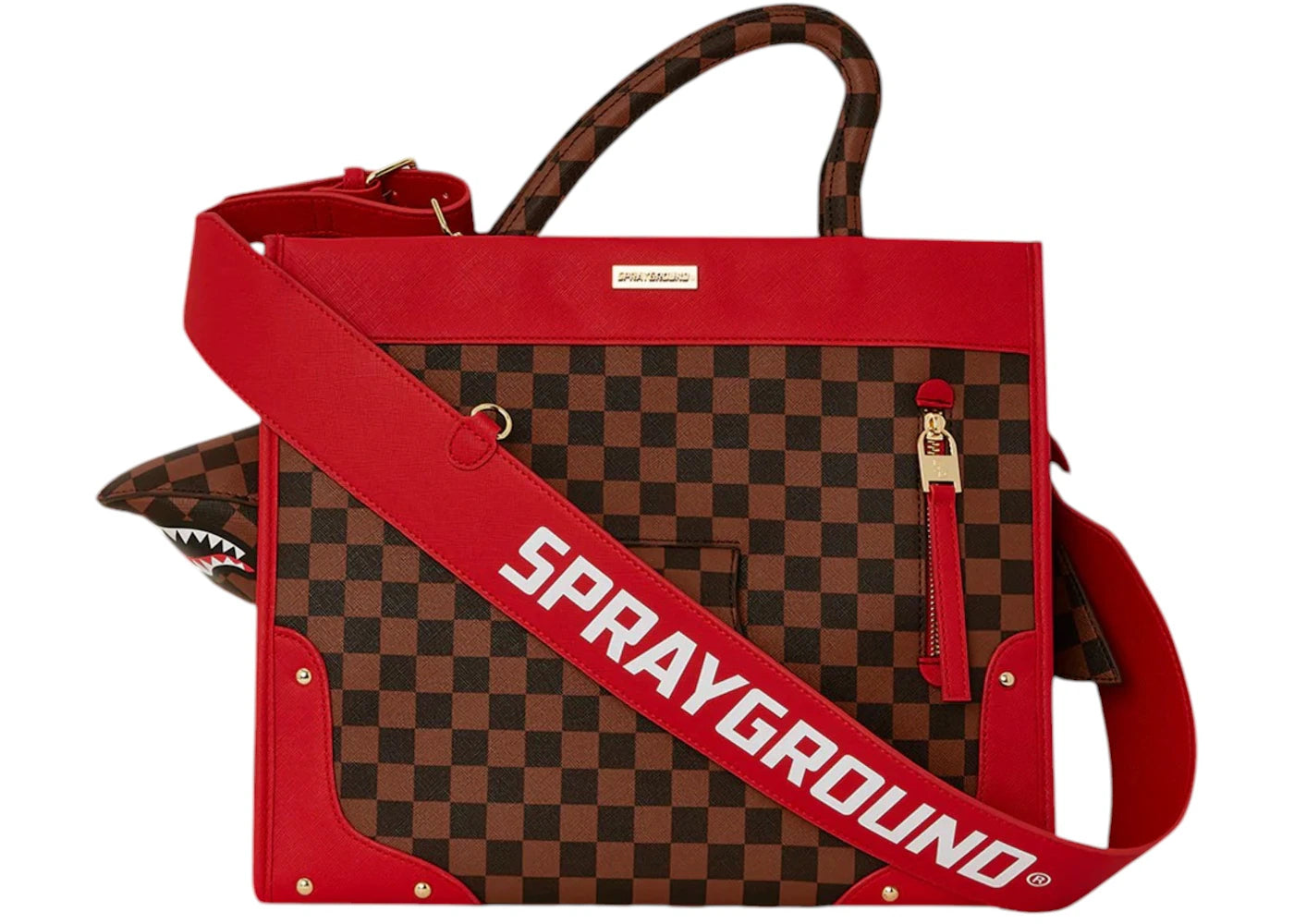 Sprayground All Or Nothing Sharks In Paris Tote Multicolor