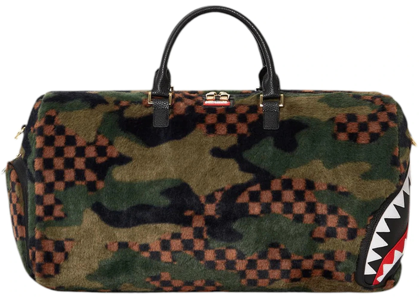 Sprayground Big Sky Fur Shark Duffle Multicolor