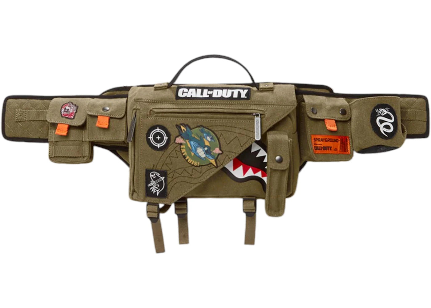 Sprayground Call Of Duty Never Back Down Crossbody Multicolor