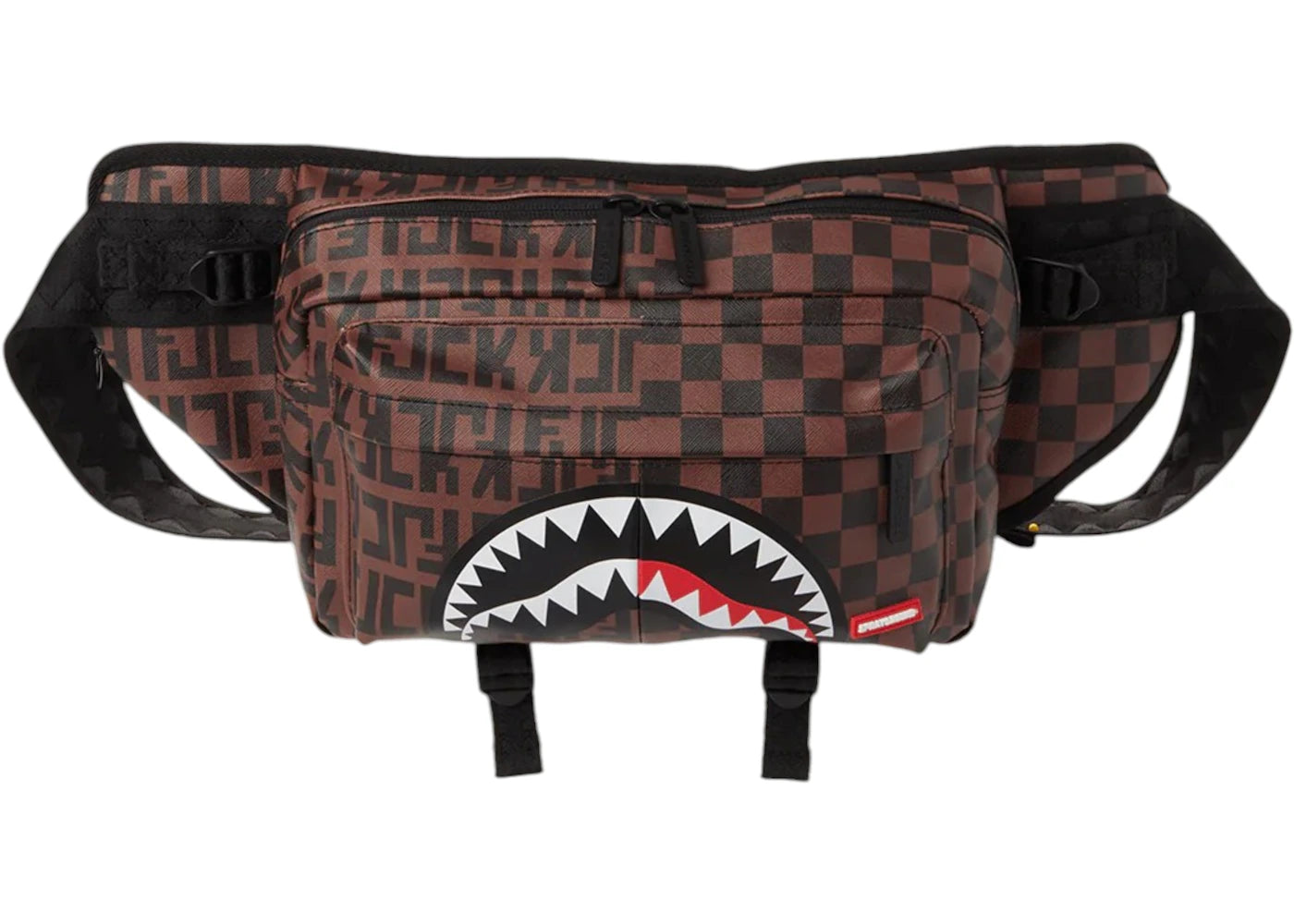 Sprayground Cargo Crossbody: Split The Check Multicolor