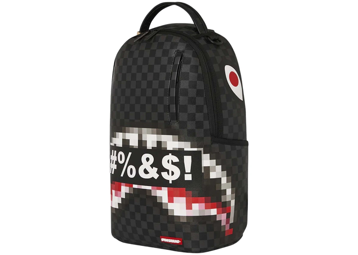 Sprayground Censored What The Beep Shark Backpack Black