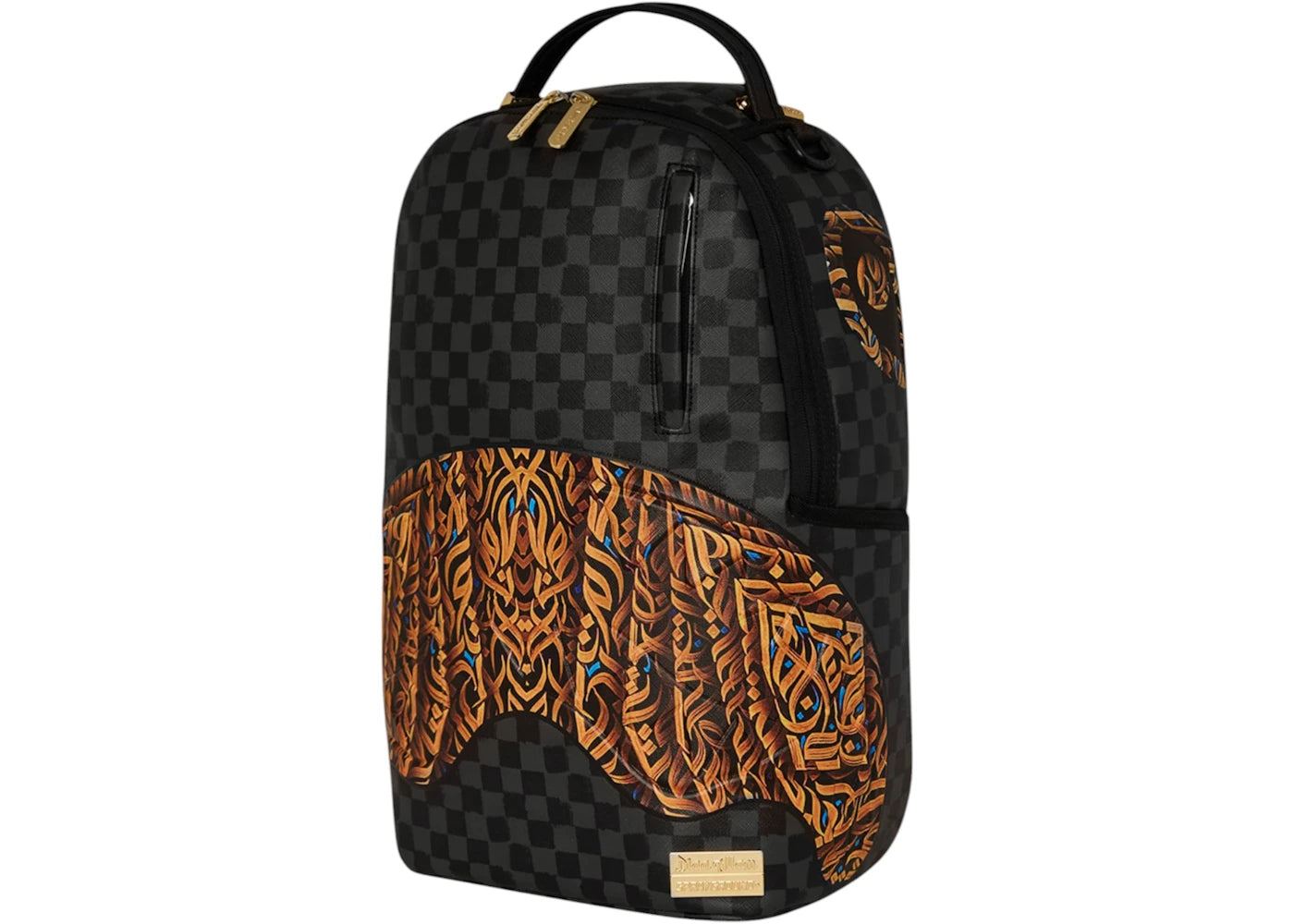 Sprayground Diaa Alam 1A Grey Backpack Backpack Black Grey Brown