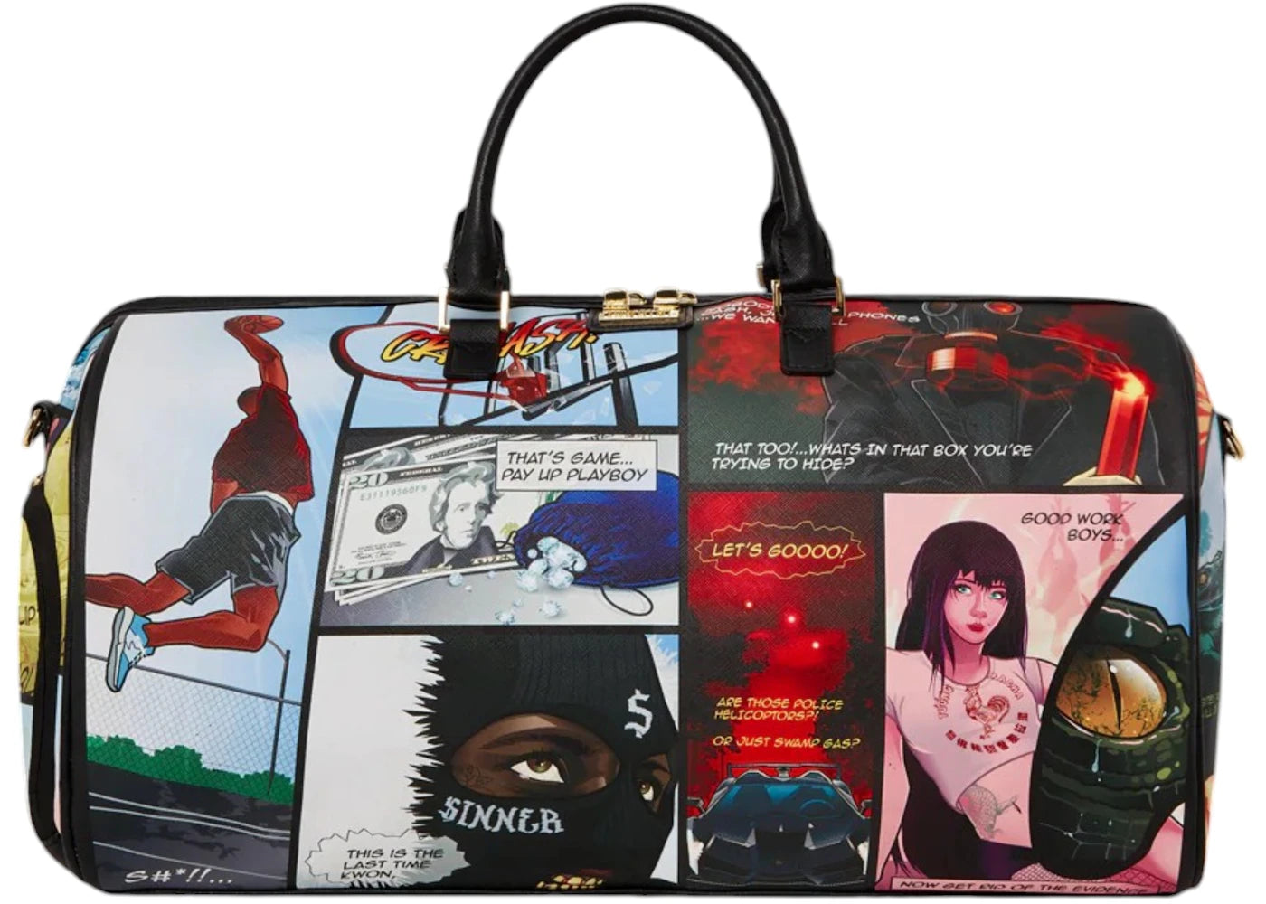 Sprayground Everyday's A Movie Duffle Multicolor