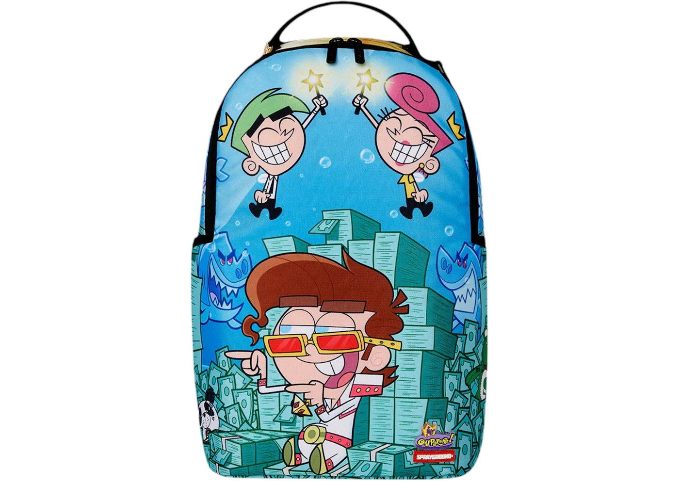 Sprayground Fairly Odd Parents: Cash Throne: Timmy Takeover DLX Backpack Multicolor