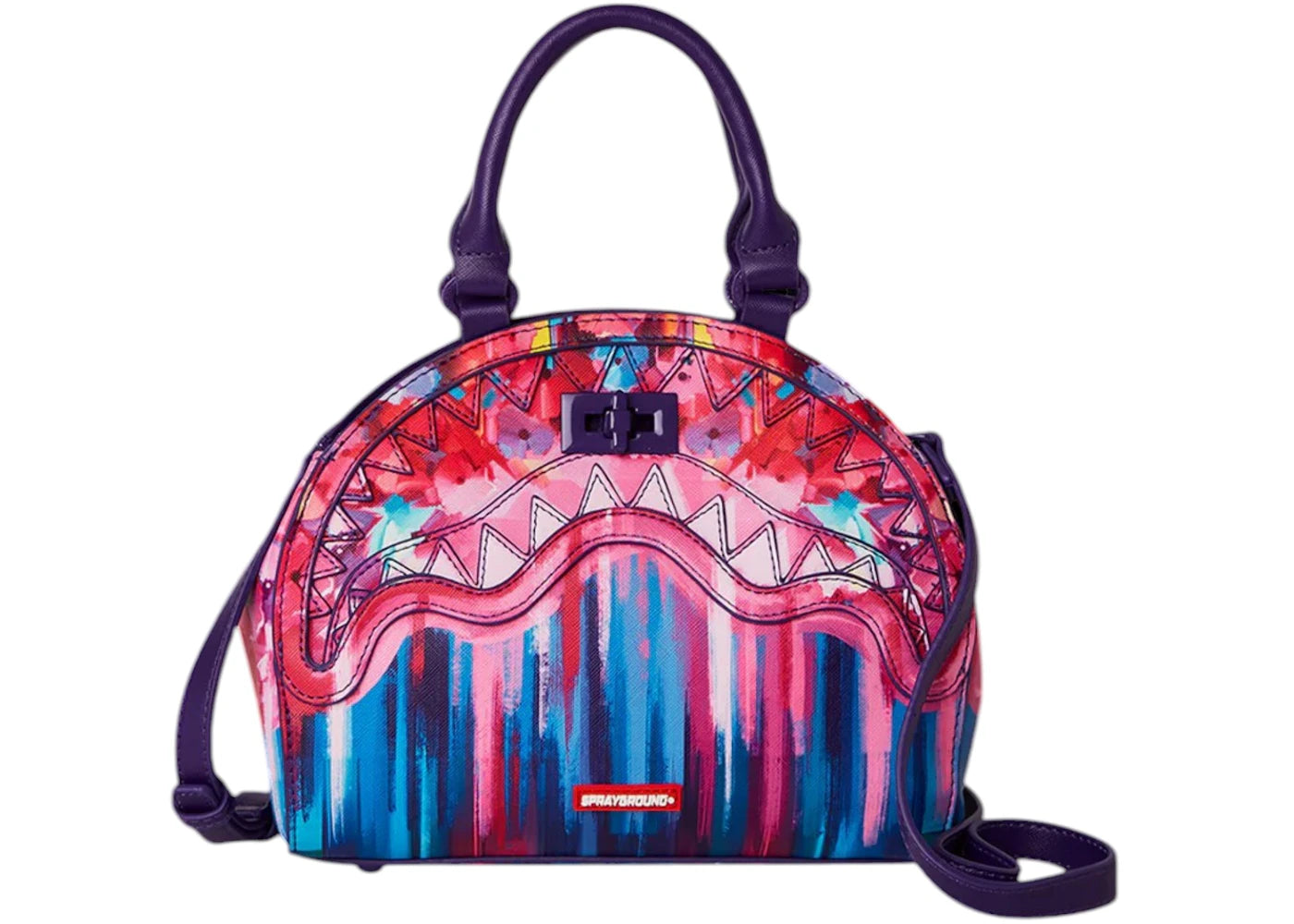 Sprayground Flora Botanica Shark Handbag Multicolor