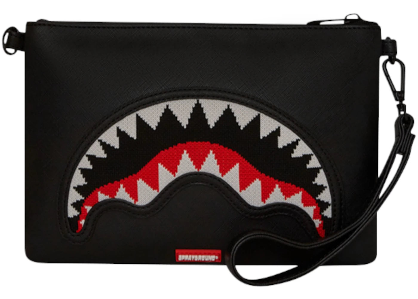 Sprayground Fly Knit Crossover Pochette Black