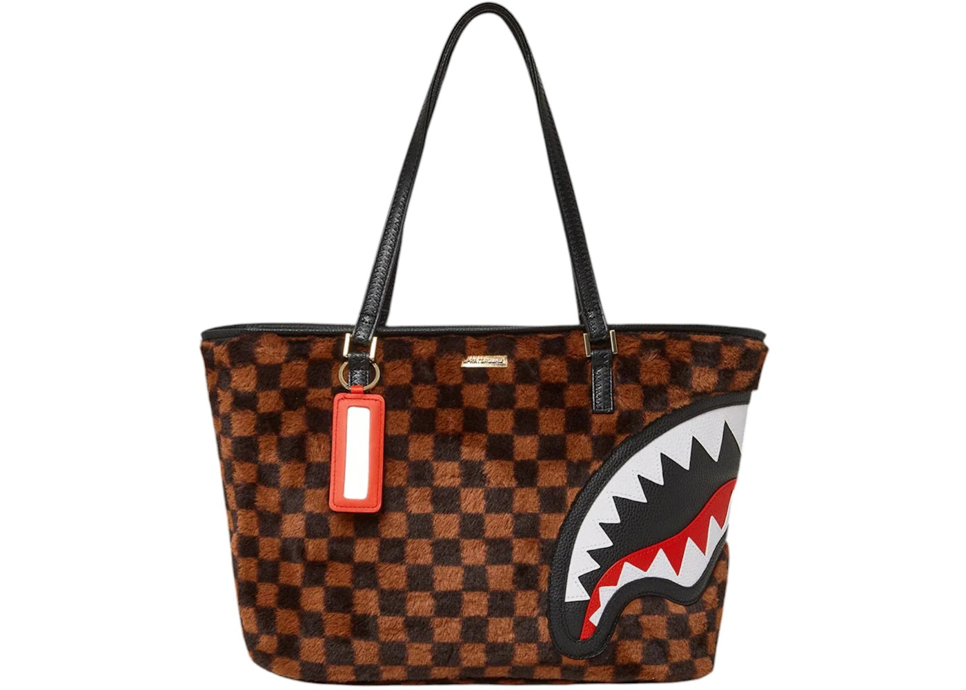 Sprayground Furrr Sharks In Paris Tote Multicolor