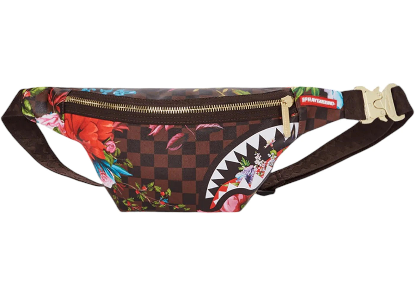 Sprayground Garden Of Sharks Savvy Crossbody Multicolor
