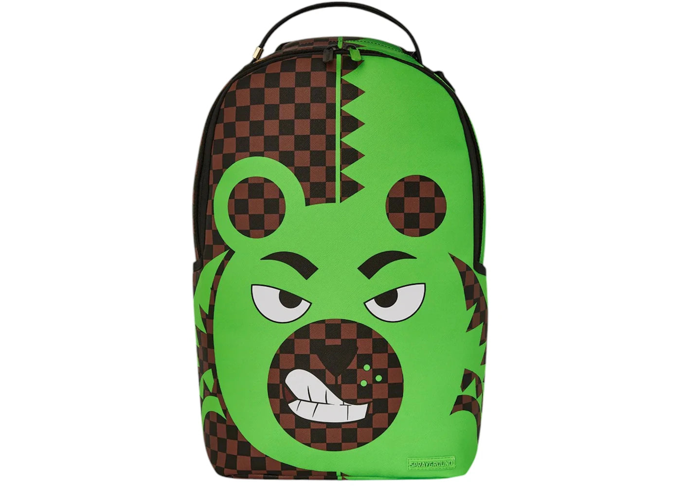 Sprayground Green Money Bear DLXSV Backpack Multicolor