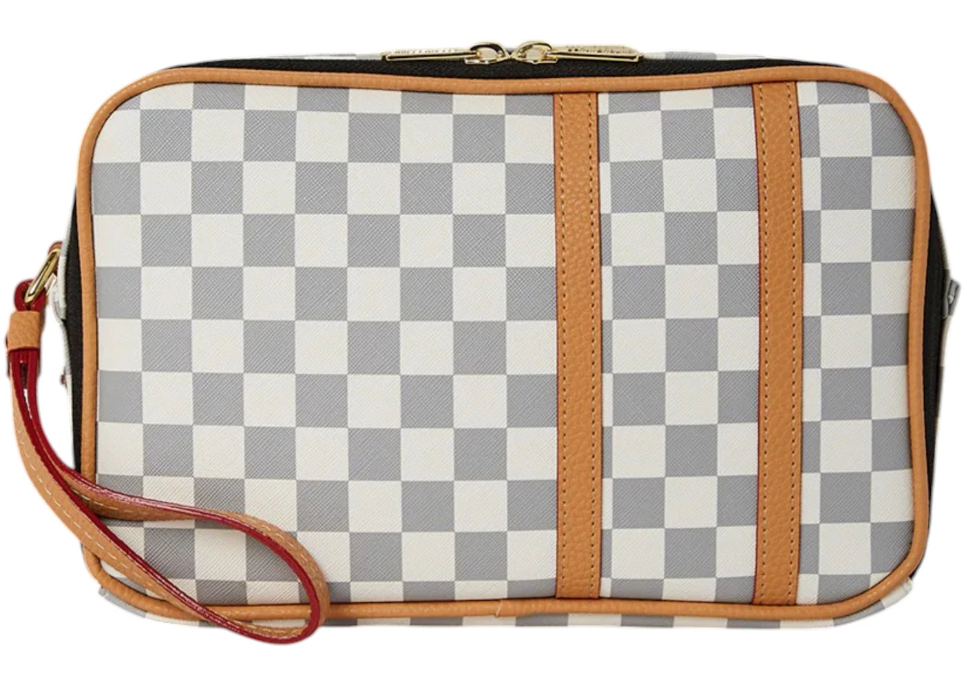 Sprayground Henny Latte Brickside Toiletry Bag Multicolor