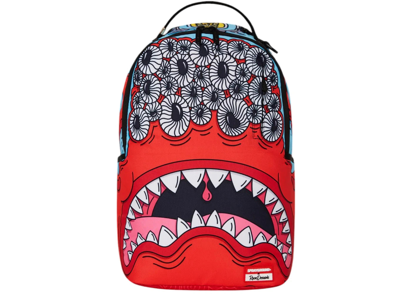 Sprayground Jorge Rodriguez The Artist Collab Blinky Shark Backpack Multicolor