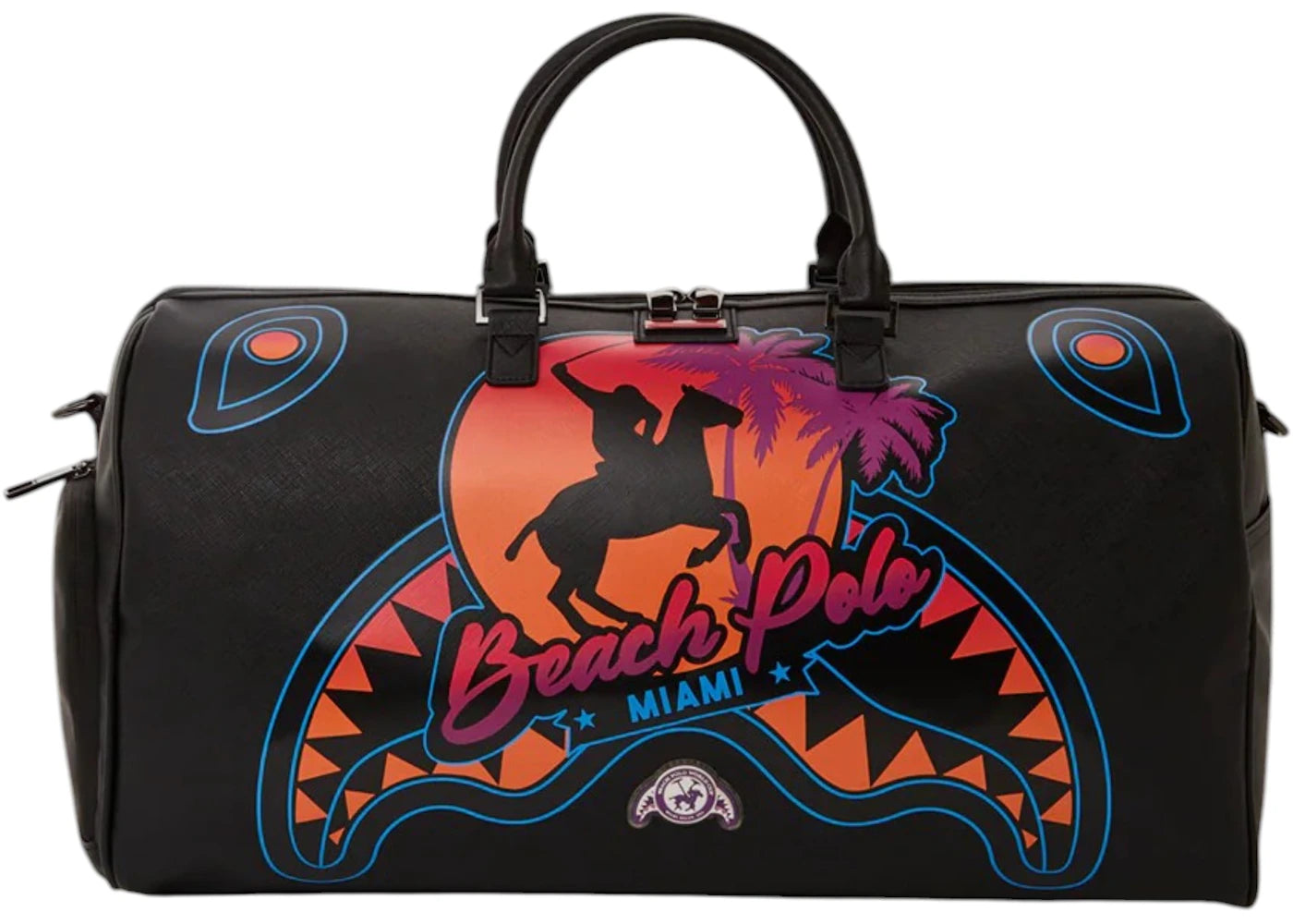 Sprayground Miami Beach Polo Collab Duffle (Black) Multicolor