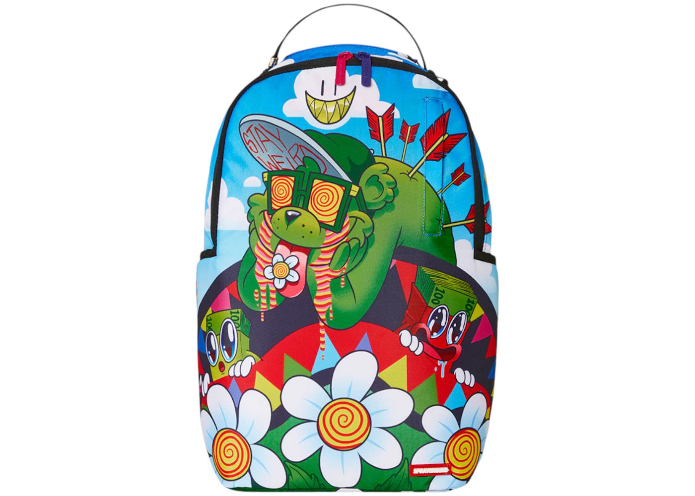 Sprayground Money Bear Weirdo DLXR Backpack Multicolor