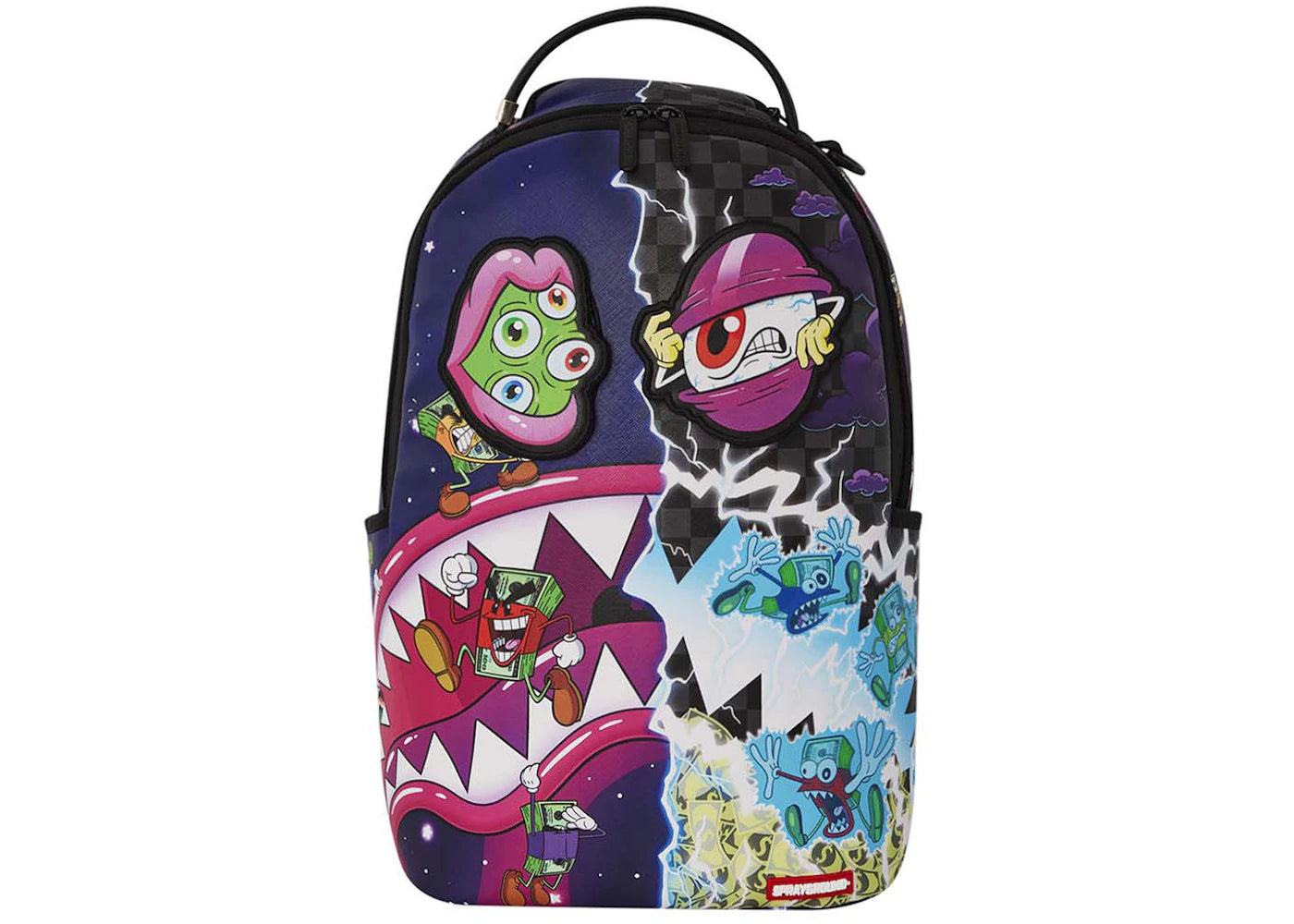 Sprayground Money Boys Split Crazy Eyes Backpack Multicolor