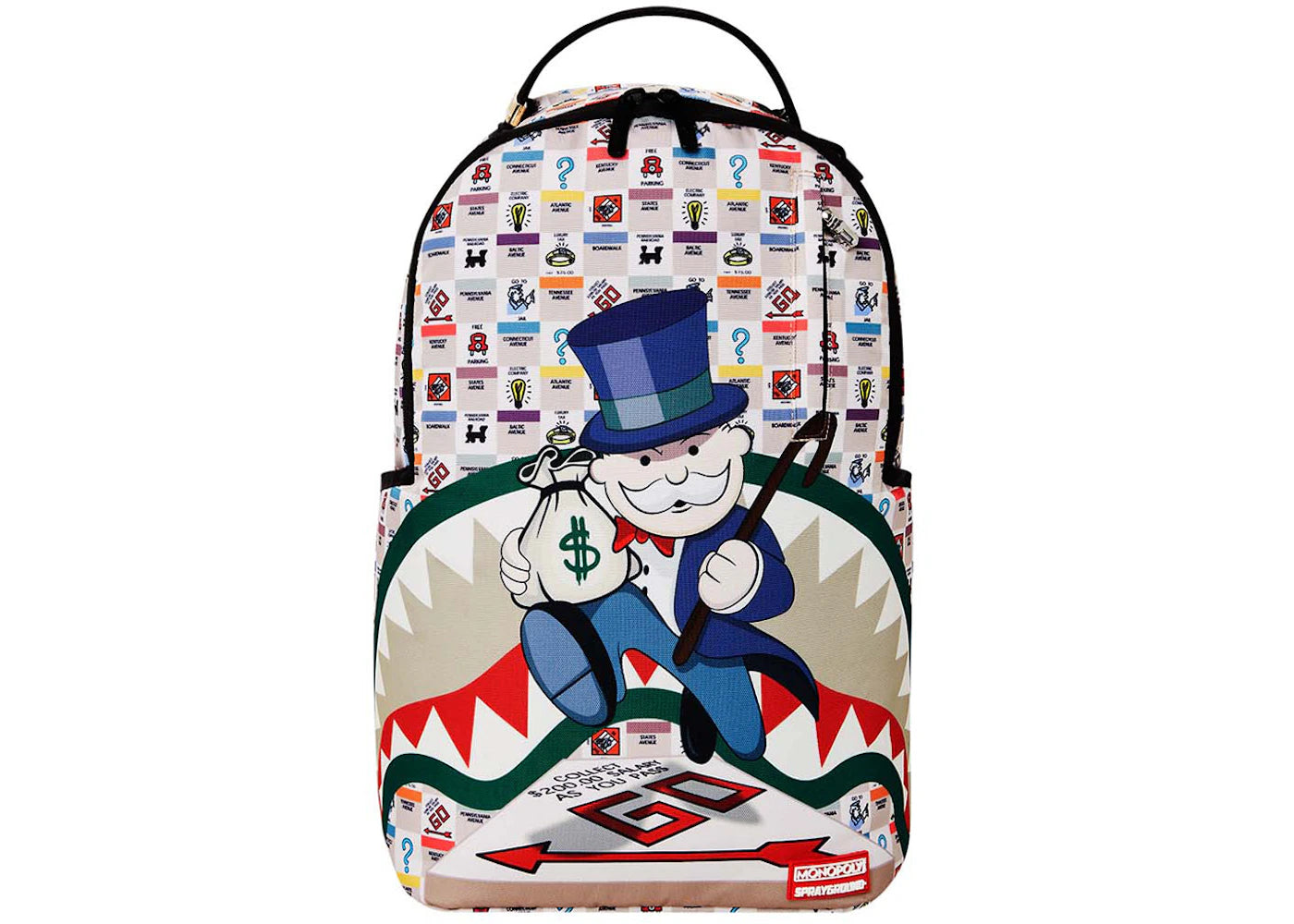 Sprayground Monopoly The Walk Backpack Multicolor