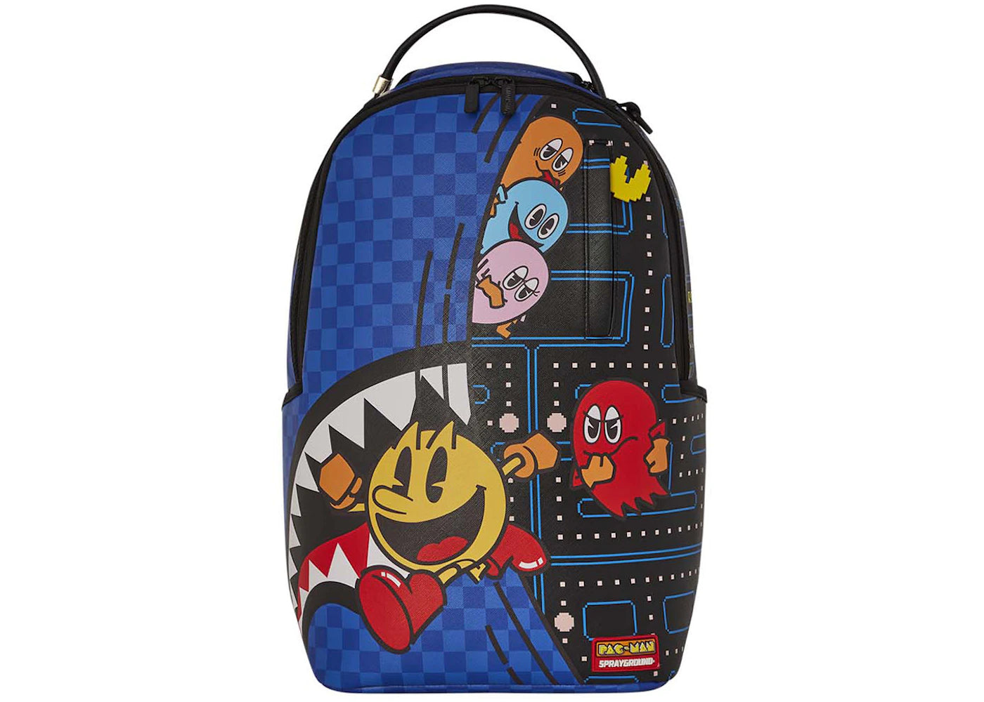 Sprayground Pac Man Running Reveal Backpack Blue/Multicolor