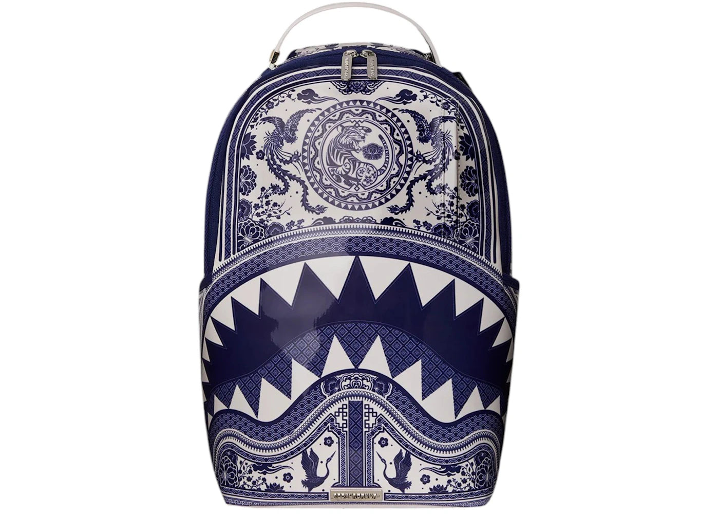 Sprayground Porcelain Tiger Phoenix Shark Backpack Multicolor