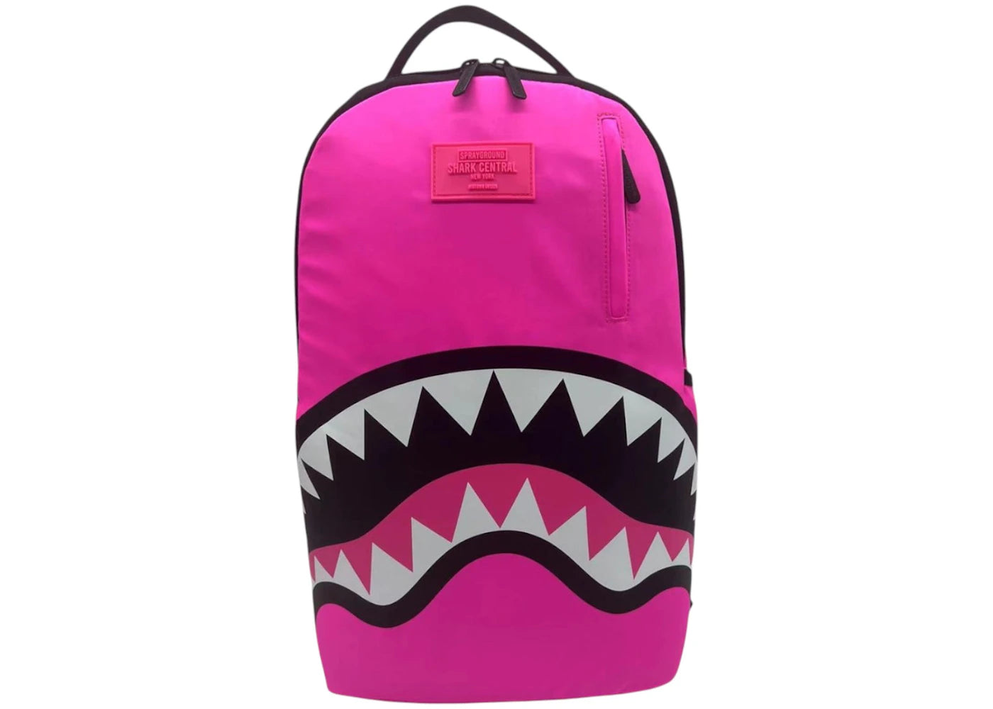 Sprayground Shark Central Nylon Hot Pink Backpack Multicolor