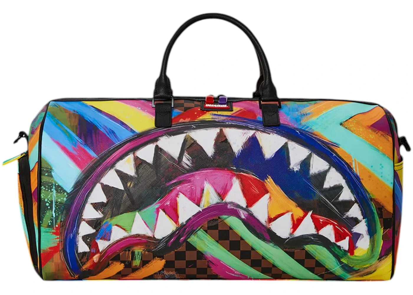 Sprayground Sharks In Paris City Streaks Duffle Multicolor