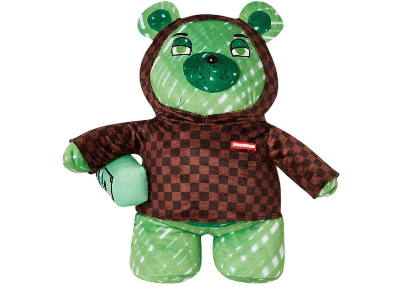Sprayground Sharks In Paris Fade Away Hoodie Moneybear Teddybear Backpack Multicolor