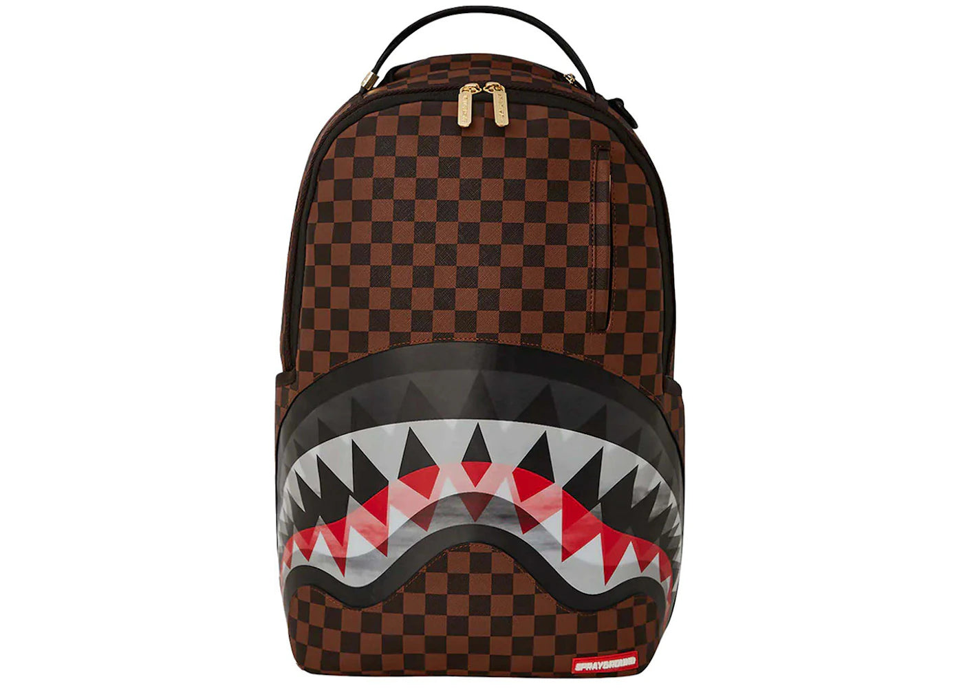 Sprayground Sharks In Paris Lenticular Chomp Backpack Brown