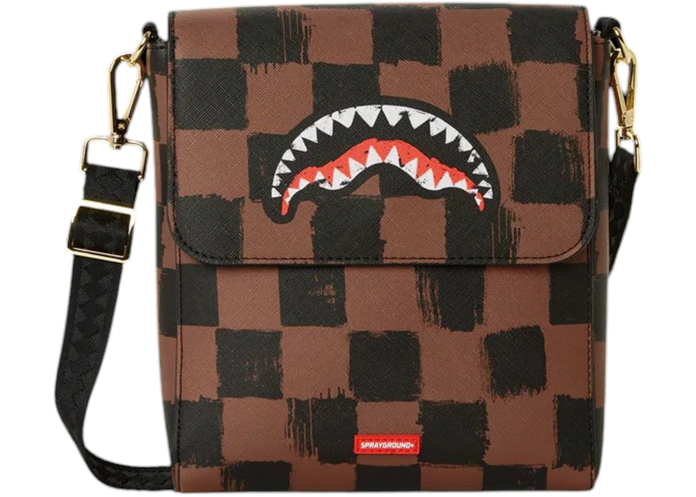 Sprayground Sharks In Paris Vanquish Large Sling Crossbody Multicolor