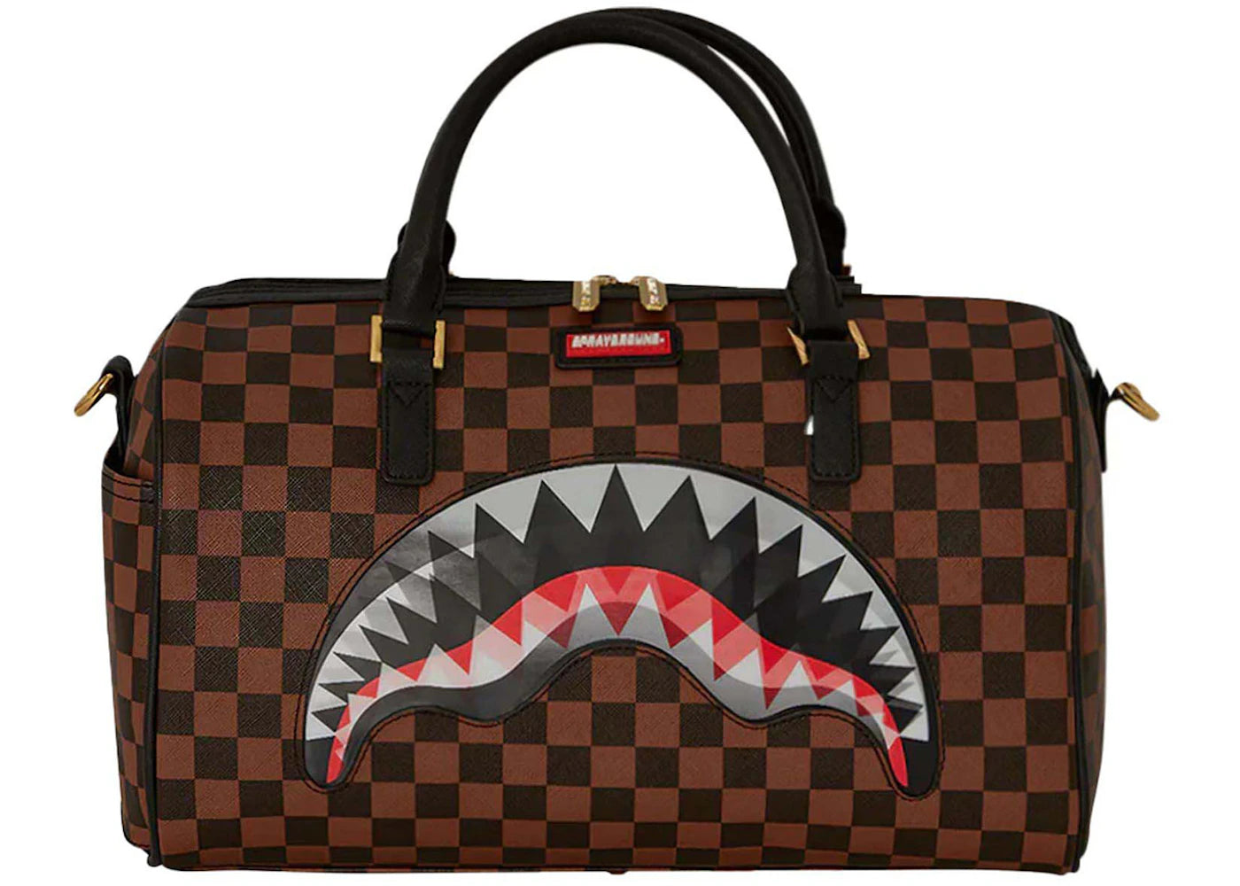 Sprayground Sip Lenticular Chomp Duffle Brown