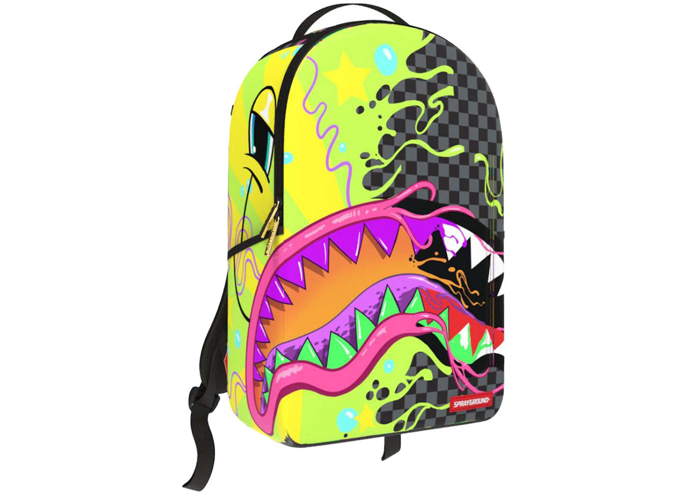 Sprayground Slime Dime (DLXSV) Backpack Black/Grey/Green