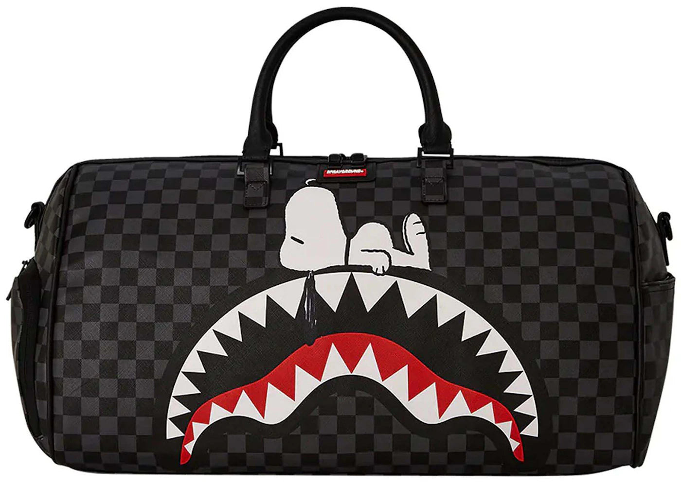 Sprayground Snoopy Chillin Large Duffle Black