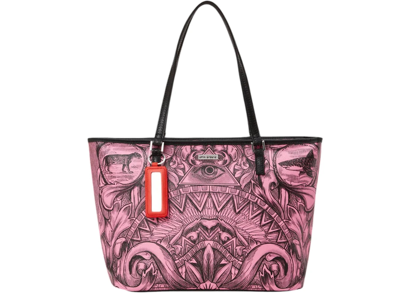 Sprayground Society Of Sharks Tote Multicolor