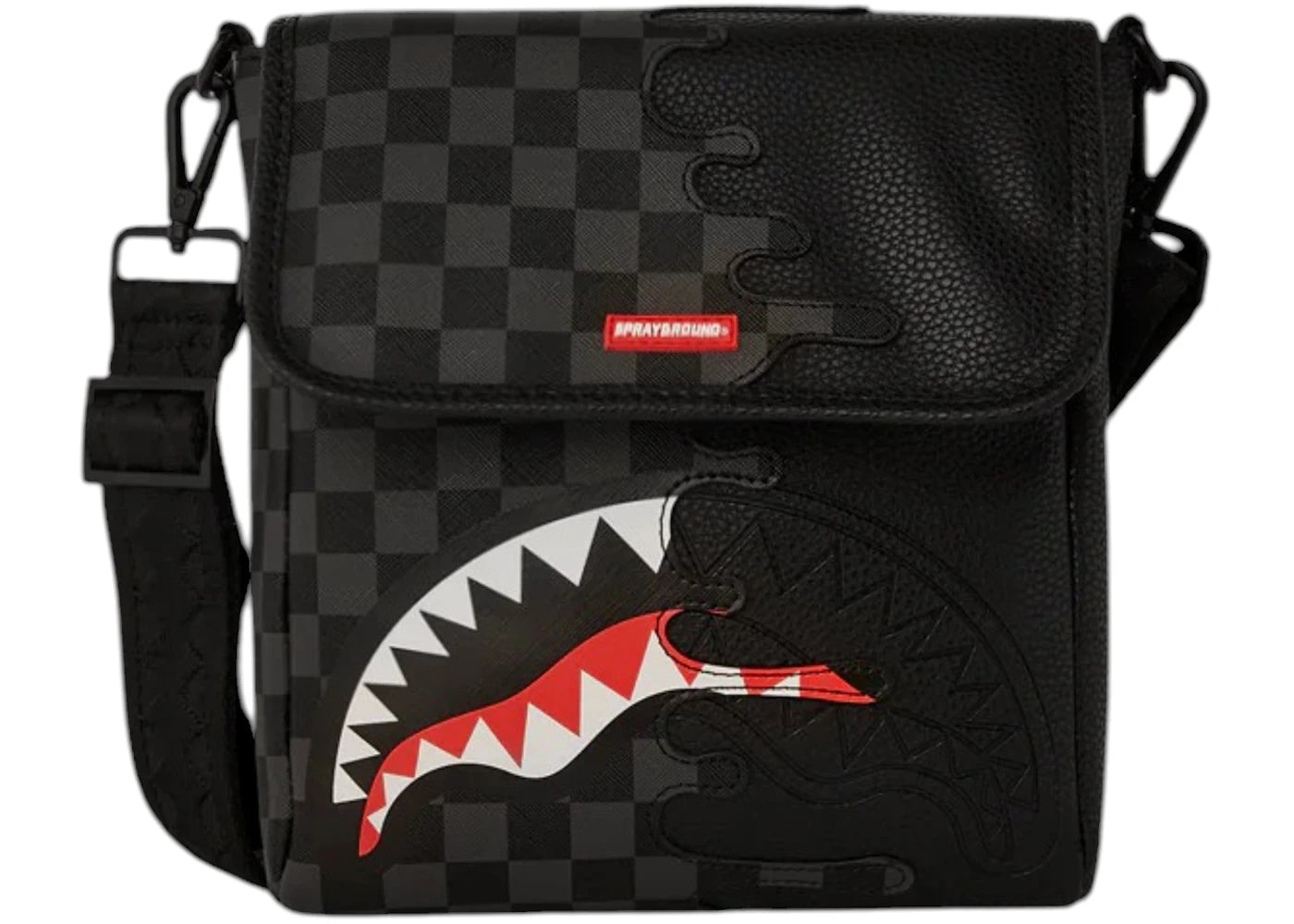 Sprayground Speed Shark Side Swipe Messenger Sling Bag Multicolor
