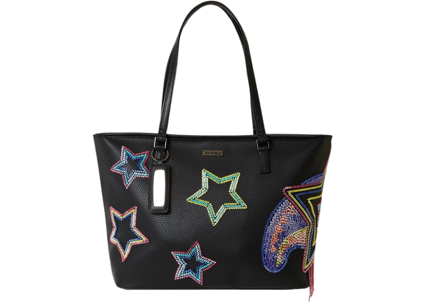 Sprayground Star Racer A.I.7 Sandflower Collab Beaded Tote Multicolor