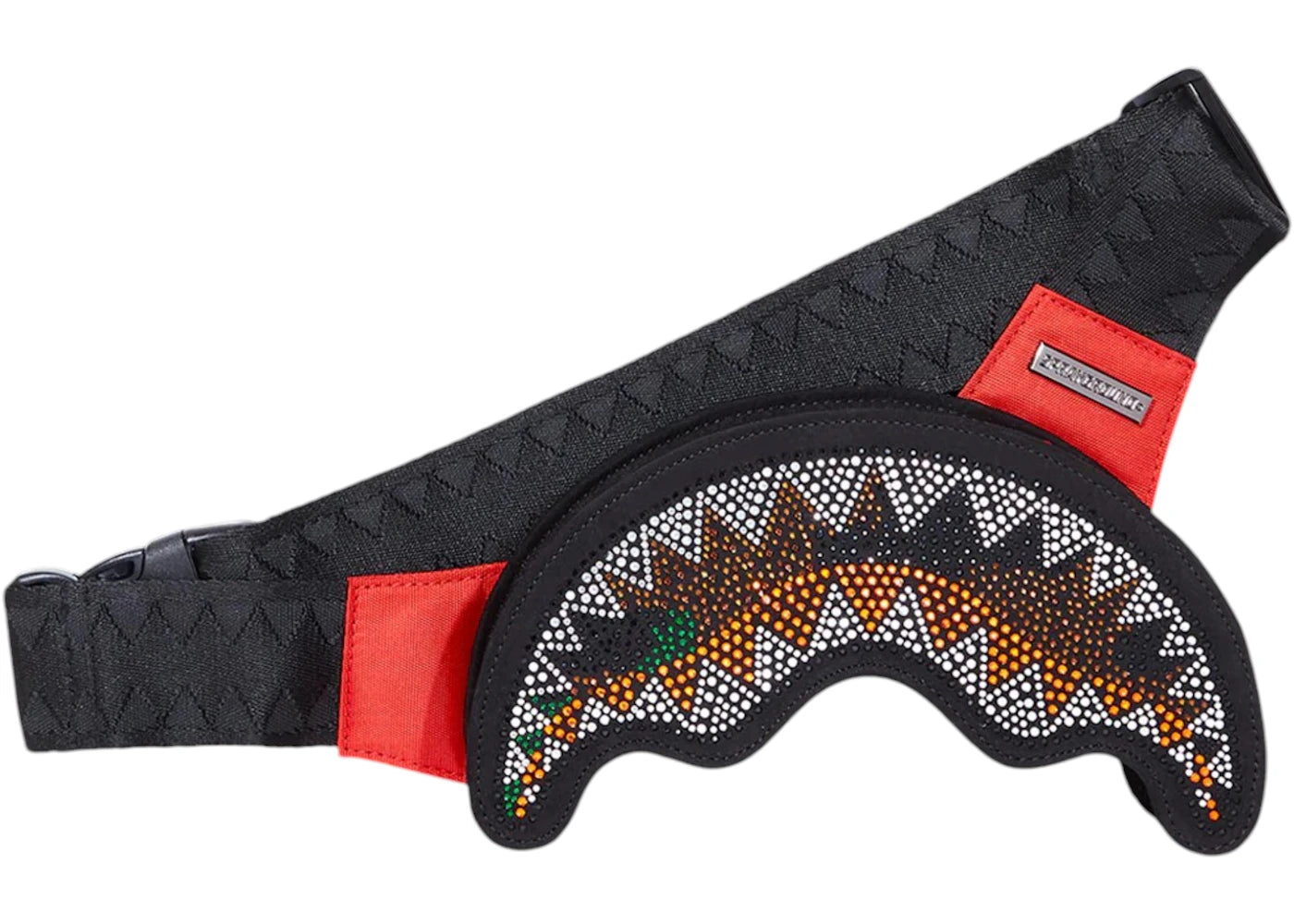 Sprayground Trinity Camo Sharkmouth Crossbody Multicolor