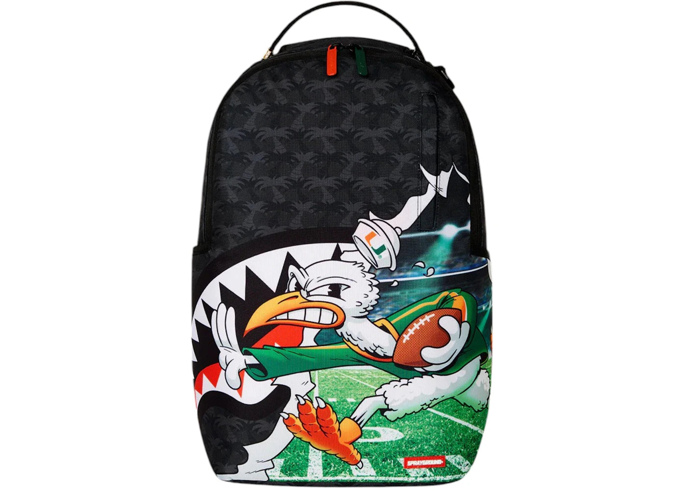 Sprayground University Of Miami Touchdown Backpack Multicolor