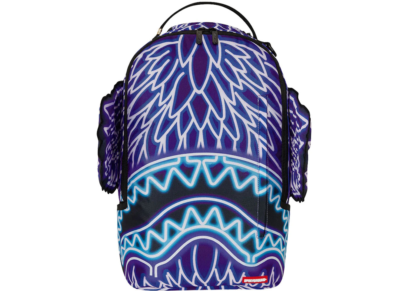Sprayground Wings Of The Neon Slayer DLX Backpack Purple/Blue
