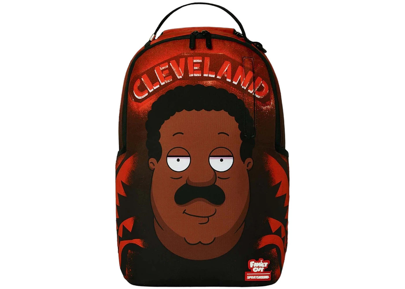 Sprayground x Family Guy Cleveland Shark (DLXSR) Backpack Red