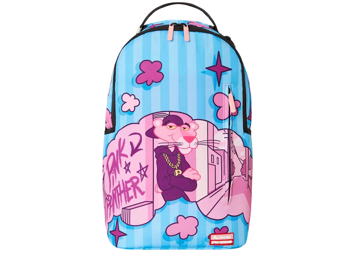 Sprayground x Pink Panther City Street Cloud Master Piece (DLXSR) Backpack Blue/Pink