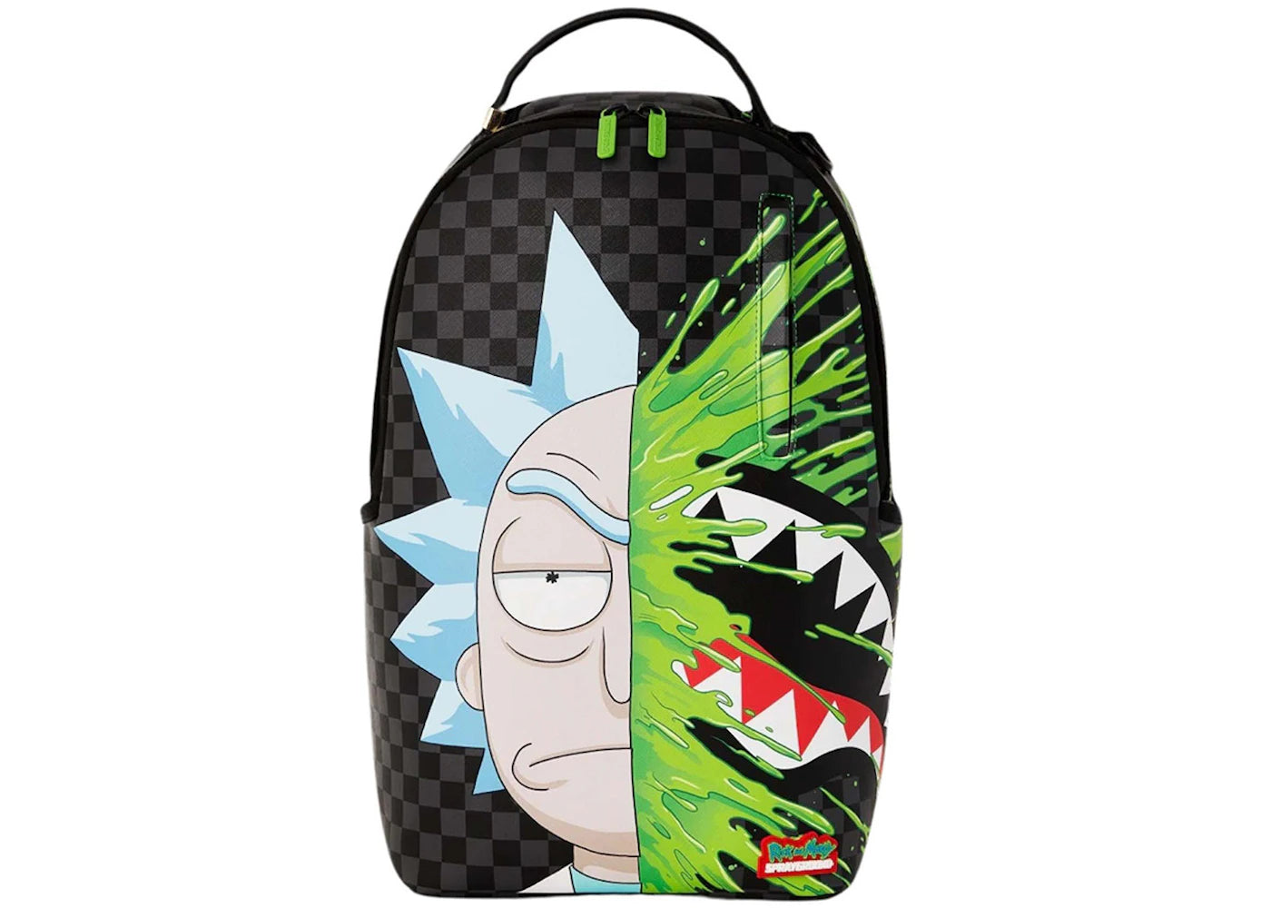 Sprayground x Rick & Morty Brainshark (DLXV) Backpack Black/Grey/Green