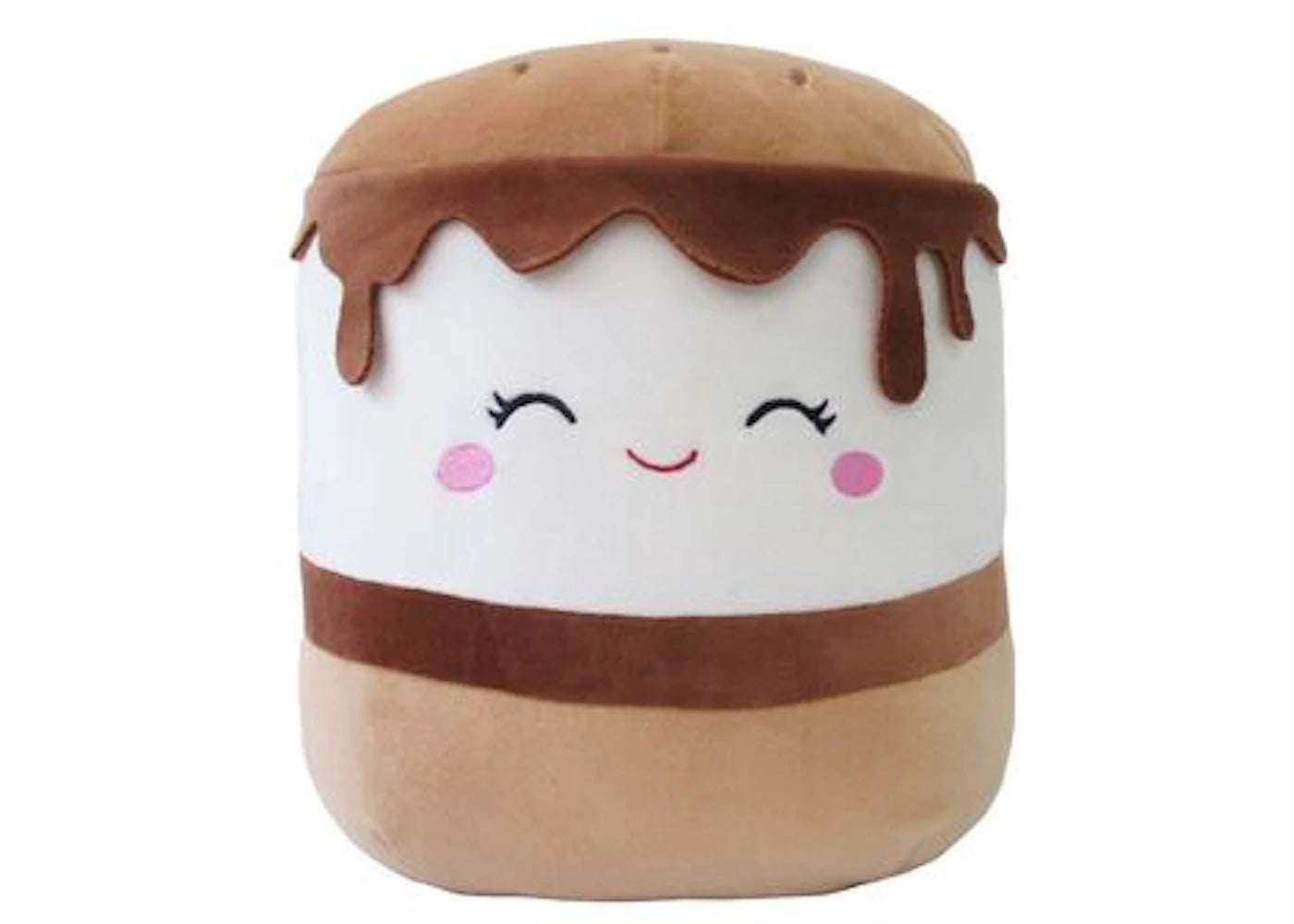 Squishmallow Carmelita The S'more 12 Inch Plush Brown/White