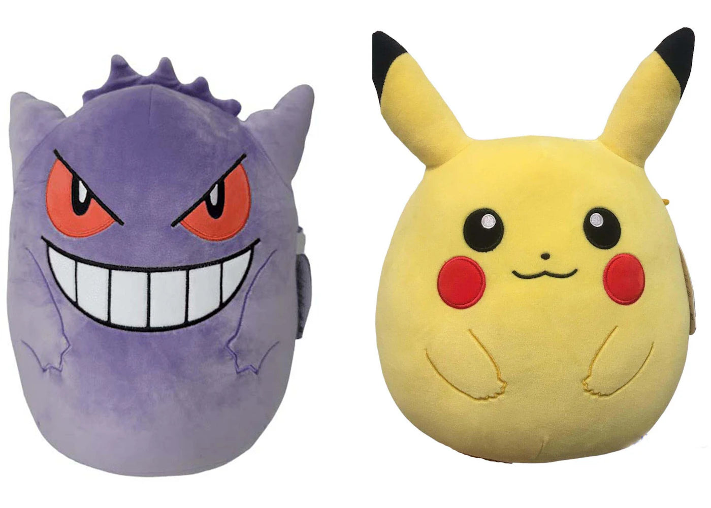 Squishmallow Pokemon Gengar and Pikachu 10 Inch Plush (Standard Retail Version)