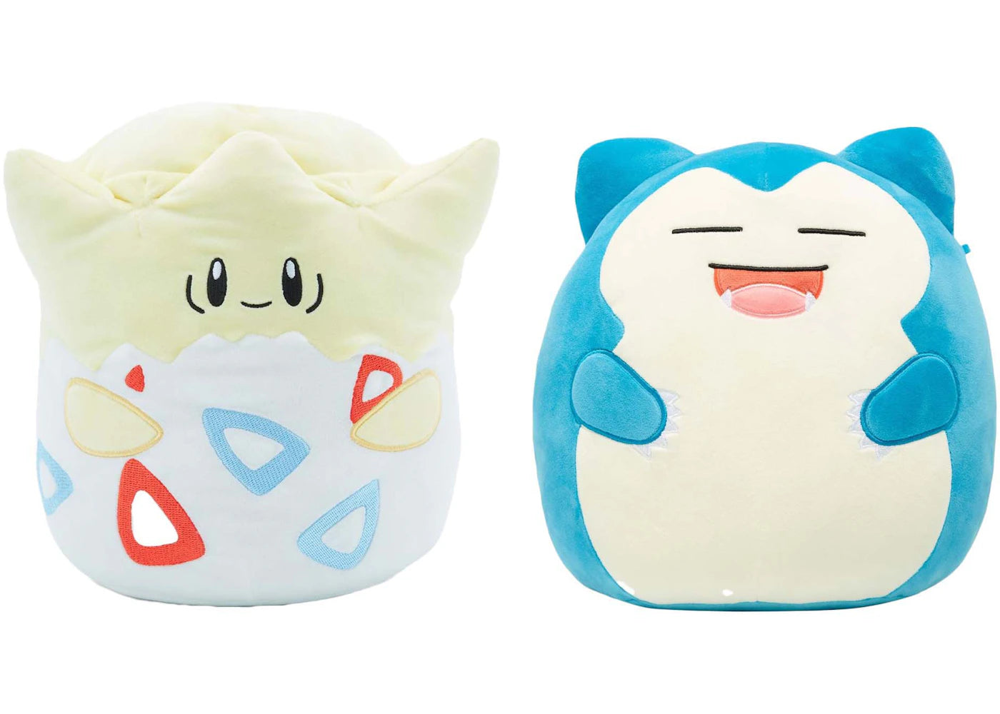Squishmallow Pokemon Togepi and Snorlax 10" Plush Set