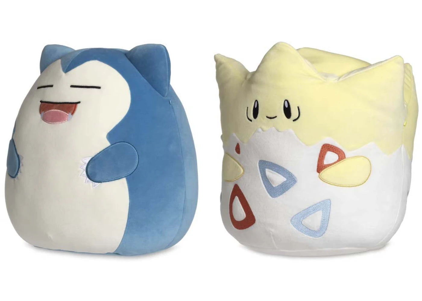 Squishmallow Pokemon Snorlax and Togepi 12" Pokemon Center Exclusive Plush Set