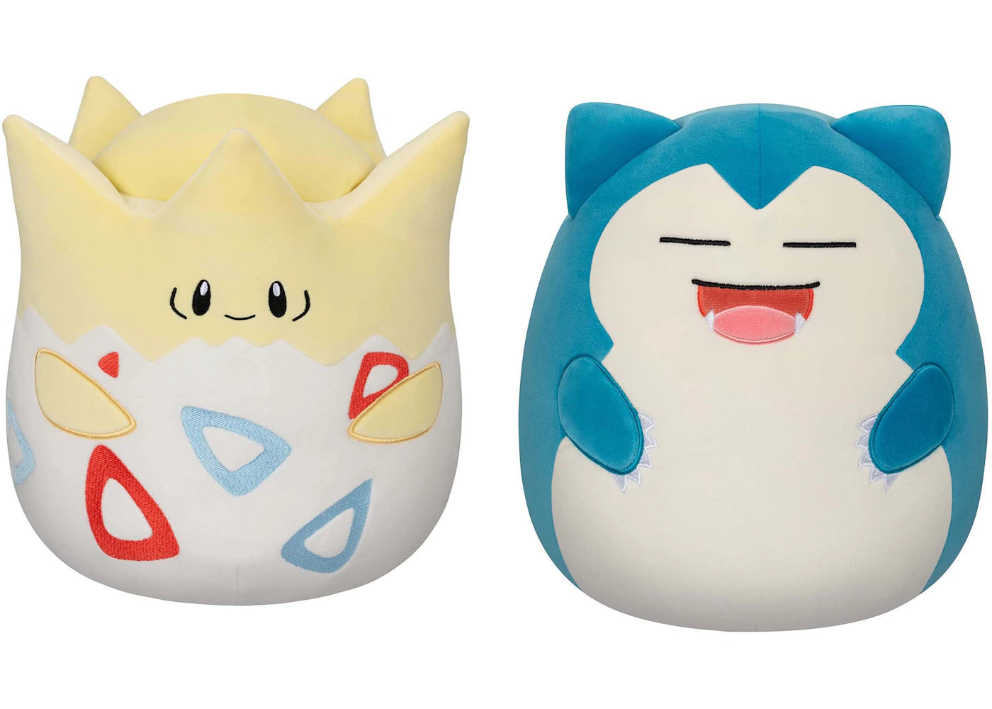 Squishmallow Pokemon Togepi and Snorlax 14" Plush Set