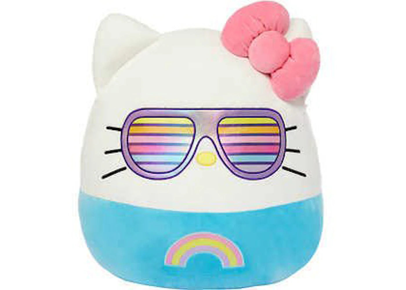 Squishmallow Sanrio Hello Kitty Sunglasses 20 Inch Plush Blue/White