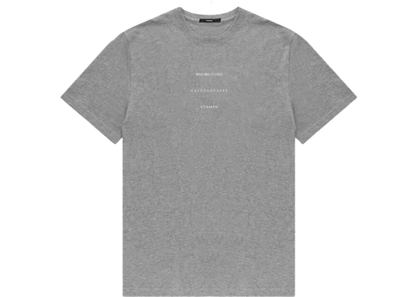 Stampd x Daniel Arsham AHS Athletic Tee Heather Grey