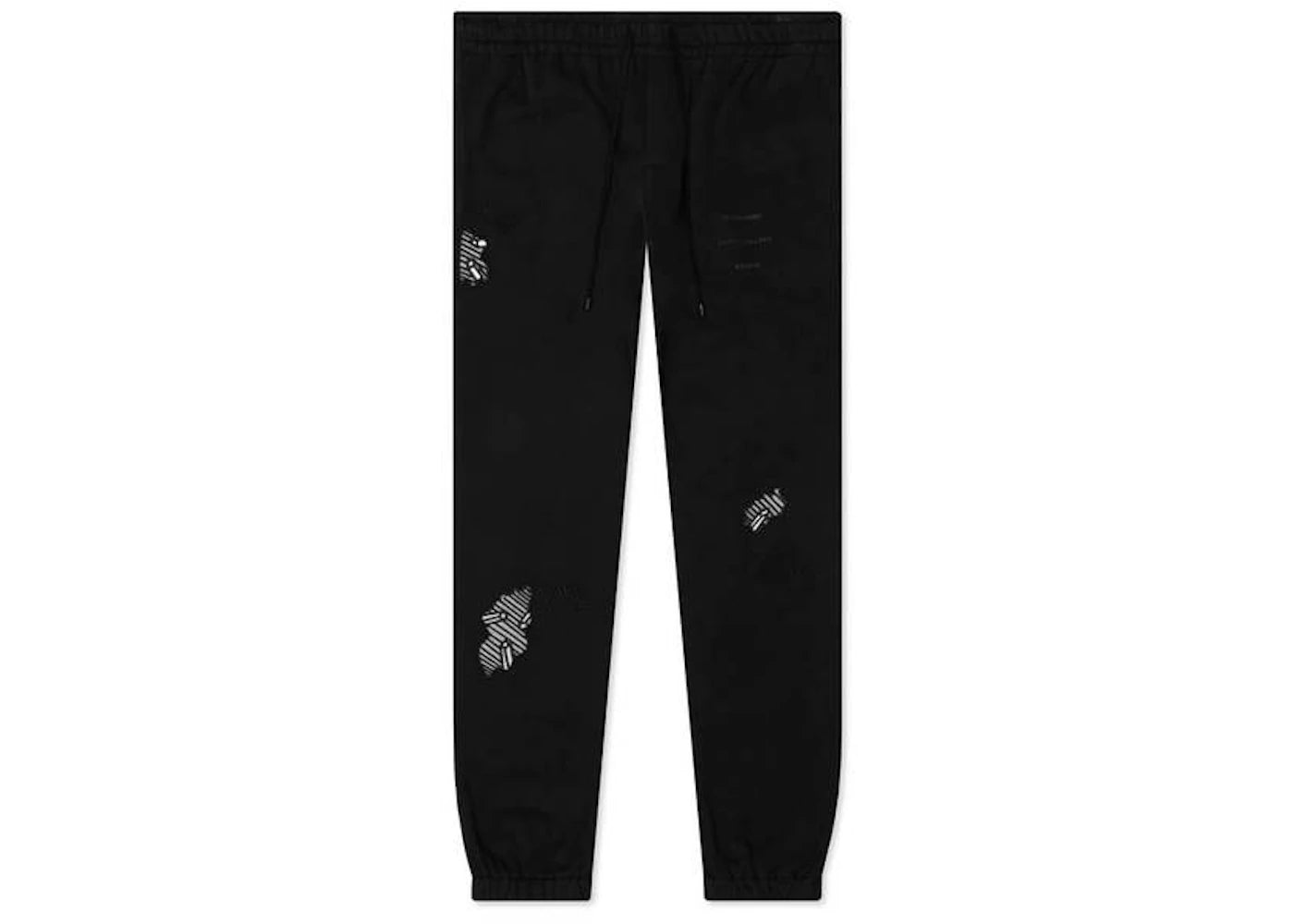 Stampd x Daniel Arsham AHS Eroded Sweatpant Black